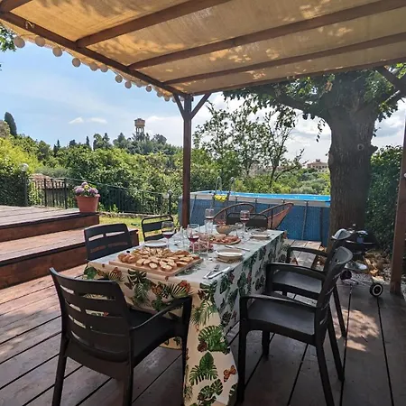 Casa Meridiana - Charming Tuscan Farmhouse With Breathtaking Views Villa Lari